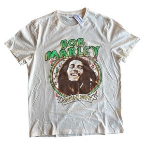 NWT Bob Marley- One Love cream t-shirt unisex